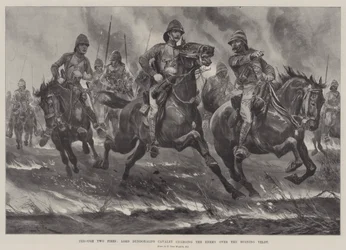 À travers deux feux, la cavalerie de Lord Dundonald chargeant l